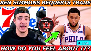 How Do Philadelphia Sixers Fans Feel About Ben Simmons Requesting A Trade??? | Live Caller Reactions