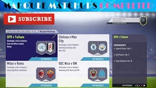 FIFA 18 - CHEAPEST WAY TO COMPLETE MARQUEE MATCHUPS SBC #FUT18
