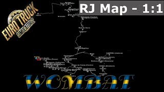 ETS2 1.34 - RJ Map, 1:1 scale map of the State of Rio De Janeiro