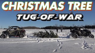 Turbo RZR CHALLENGE With TREES? Tug Of War, EXTREME Donuts, & RIPPING SXS Short Course Track