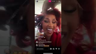 Cardi B Instagram Live New Shakira Song ￼• Hair Slay but Tokyo  (March 17, 2024)