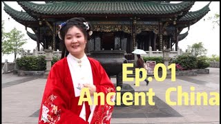 Ep01Wearing Chinese Traditional Clothing (Hanfu) Visiting Hong En Temple 汉服鸿恩寺公园踏青