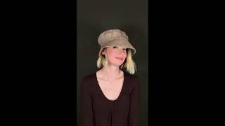 How to Look Good in Hats - The Molly Bucket Hat in Linen by Pandemonium Seattle