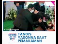 tangis yasonna laoly pecah saat pemakaman ibu elisye widya katere