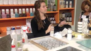 How to Use Spray Lacquer on Glass - Amy Howard at Home Paints - Thrift Diving