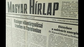 1974. január 17. / Magyar Hírlap 📰Kissinger villámtárgyalási Izraelben és Egyiptomban