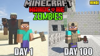 I Survived 100 Days in a Parasite Apocalypse in Minecraft Here's What Happened (HINDI)