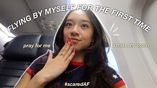 FLYING ALONE FOR THE FIRST TIME | pov: you're my travel buddy...