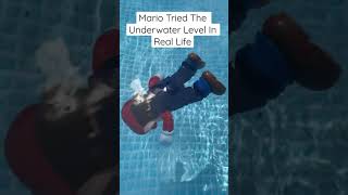 Super Mario Real Life Underwater Level #shorts