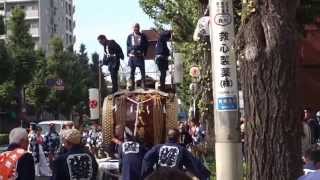 井草八幡宮　平成２７年例祭　青梅街道渡御　大太鼓　２０１５．１０．４　Igusa Hachiman-gu  Mikoshi Festival