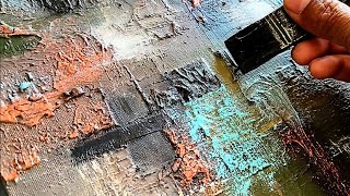 Mastering TEXTURED ABSTRACT Art on Canvas / ACRYLIC Painting Tutorial / Step by Step