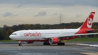 Air Berlin ► Airbus A330-200 ► Takeoff ✈ Düsseldorf Airport