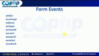 34 - Form Events | Events in JavaScript | JavaScript Tutorial for Beginners