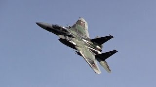 [防空戦闘展示] 飛行教導隊 機動飛行 新田原基地航空祭2013 F-15 Eagle