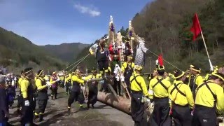 【HD】信州・辰野町宮木諏訪神社御柱祭（2016年4月23～25日）ダイジェスト版