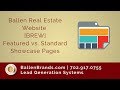 Ballen Real Estate Website [BREW] Featured vs. Standard Showcase Pages