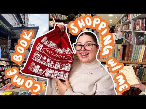 spend the day shopping with me! (skoob, piccadilly water stones, forbidden planet, and more)