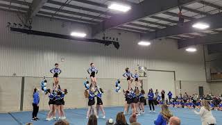 Twisted Gold Cheerleading CCA Showcase 2021 Orangeville Fairgrounds