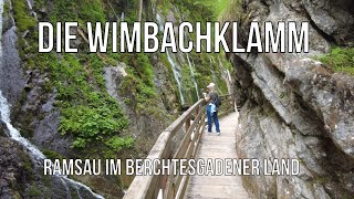 An easy hike through the Wimbachklamm, which is well worth seeing. Ramsau near Berchtesgaden.