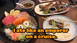 I used to eat like this on a cruise. #cruiselife #cruiseblog