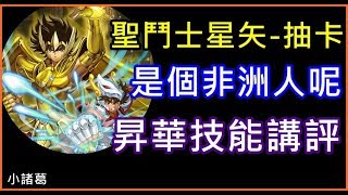 【諸葛】『聖鬥士星矢-抽卡影片』是個非洲人呢，昇華技能講評！《神魔之塔》