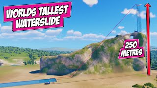 Building The Worlds Tallest WaterSlide In Planet Coaster 2