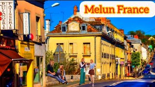 Melun city near the Paris France | a few minutes walking tour in melun |