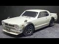 RC Nissan Skyline 2000 GTR Hakosuka by Kyosho Mini-Z MA-020 AWD, radio control car