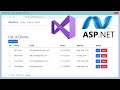 Fill HTML Table From SQL Server Database Using ASP.NET Core and Razor Pages | Visual Studio 2022