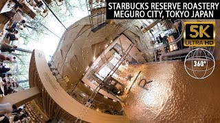 VR 360 5k - Starbucks Reserve Roastery Tour - Tokyo Japan