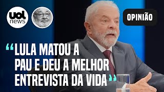 Lula no JN foi a melhor entrevista dele; acho que nem aliados de Bolsonaro negam isso | Kotscho