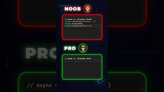 Noob vs. Pro in C# | Why Async beats Thread.Sleep 🚀