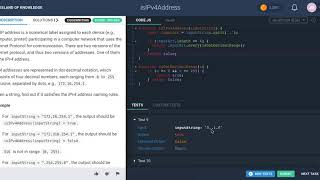isIPv4Address ~ CodeFights Javascript Solution