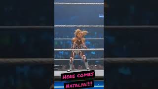 Here Comes Natalya!! #wwe #shorts #smackdownlive