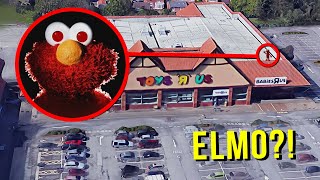 DRONE CATCHES ELMO AT HAUNTED TOYS R US!! (HE CAME AFTER US!!)