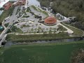 aerial video plavnica scadar lake montenegro