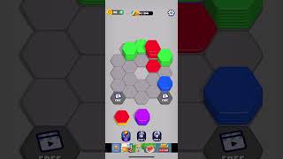 Hexa Sort #gameplay #walkthrough #games #gaming #beautifulgame #sorts #shorts #short #asmr #hexagon