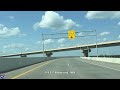 i 43 north green bay wisconsin 4k highway drive