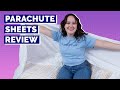 Parachute Sheets Review - Sateen, Percale, or Linen??