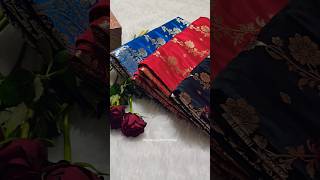 🥰 Launching Beautiful collection of banarasi katan silk saree with gold zari weaving ✨️