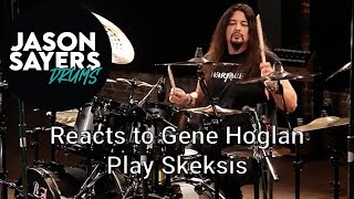 Drummer Reacts to Gene Hoglan - Play Strapping Young Lad Track - Skeksis