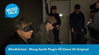 Moog Synth Plugin VS Clone VS Original - keiner hört den Unterschied?
