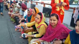 Parbhat feri mid way Langar Parshad