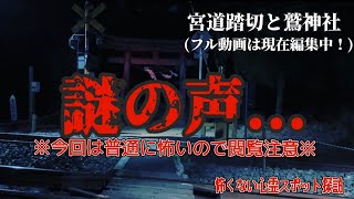 心霊スポットで謎の声【宮道踏切と鷲神社】