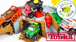 Cars  | Tonka Climb Overs Monster Trucks and Hot Wheels | Fun Toy Cars