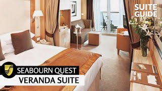 Seabourn Quest | Veranda Suite Full Walkthrough Tour | 4K