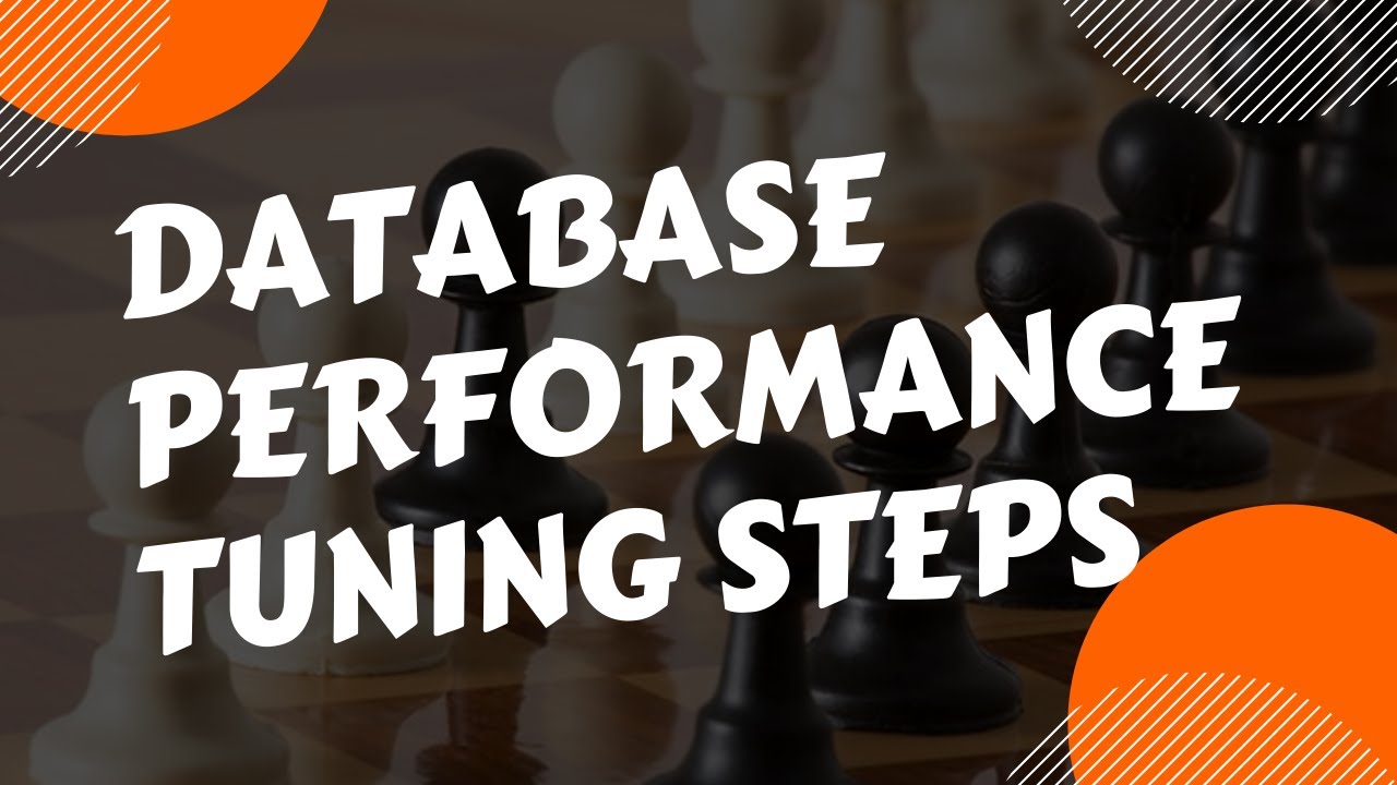 Database Performance Tuning Steps | Oracle Performance Tuning - YouTube