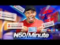 Earn NGN50 Naira Every  Minute With This Secret Website | VPay Account Manager