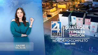 Noticiero de Guayaquil (Tercera Emisión 20/02/25)