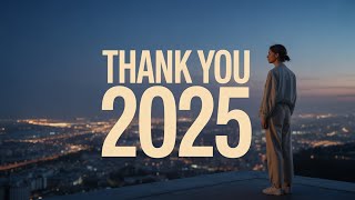Thank You 2025 Song | Emotional Year-in-Review Lyric Video (Pop Ballad)